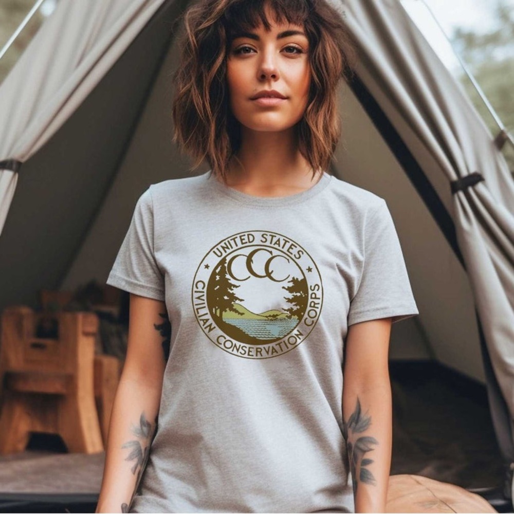 Parks Project US Civilian Conservation Corps T-Shirt (Unisex)